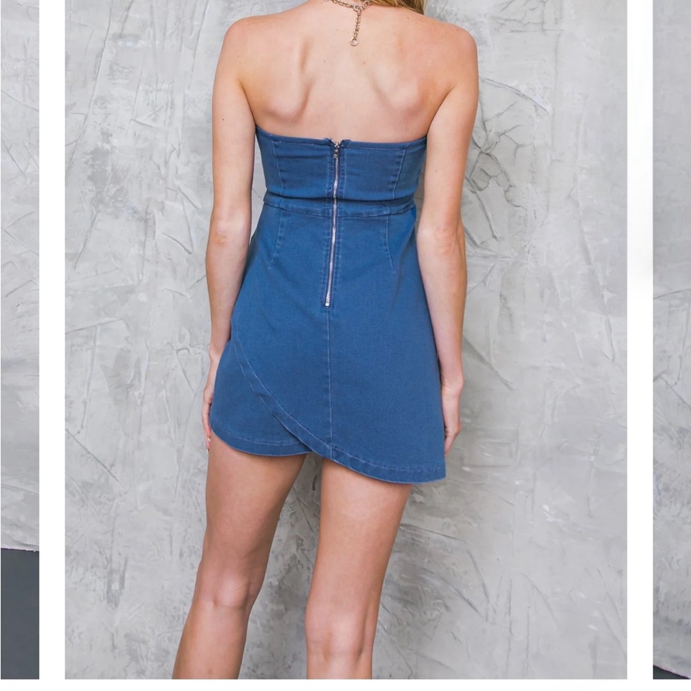 MY CASUAL DAYS DENIM ROMPER - Picture 4 of 7